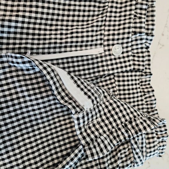 NEW Sincerely Jules Capris Pants Small Black White Checked Gingham Pedal Pusher - Picture 12 of 12